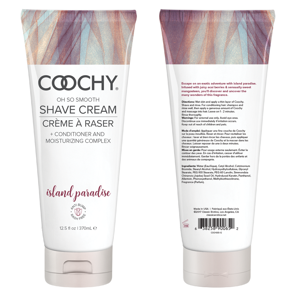 COOCHY - Crème à Raser - Ile Paradisiaque 370ml