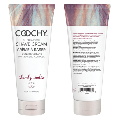 COOCHY - Crème à Raser - Ile Paradisiaque 370ml