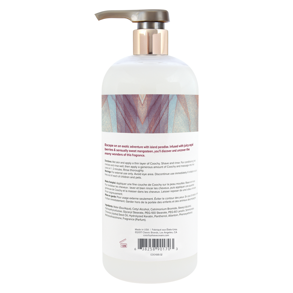 COOCHY - Crème à Raser - Ile Paradisiaque 946ml