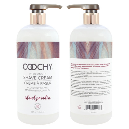 COOCHY - Crème à Raser - Ile Paradisiaque 946ml