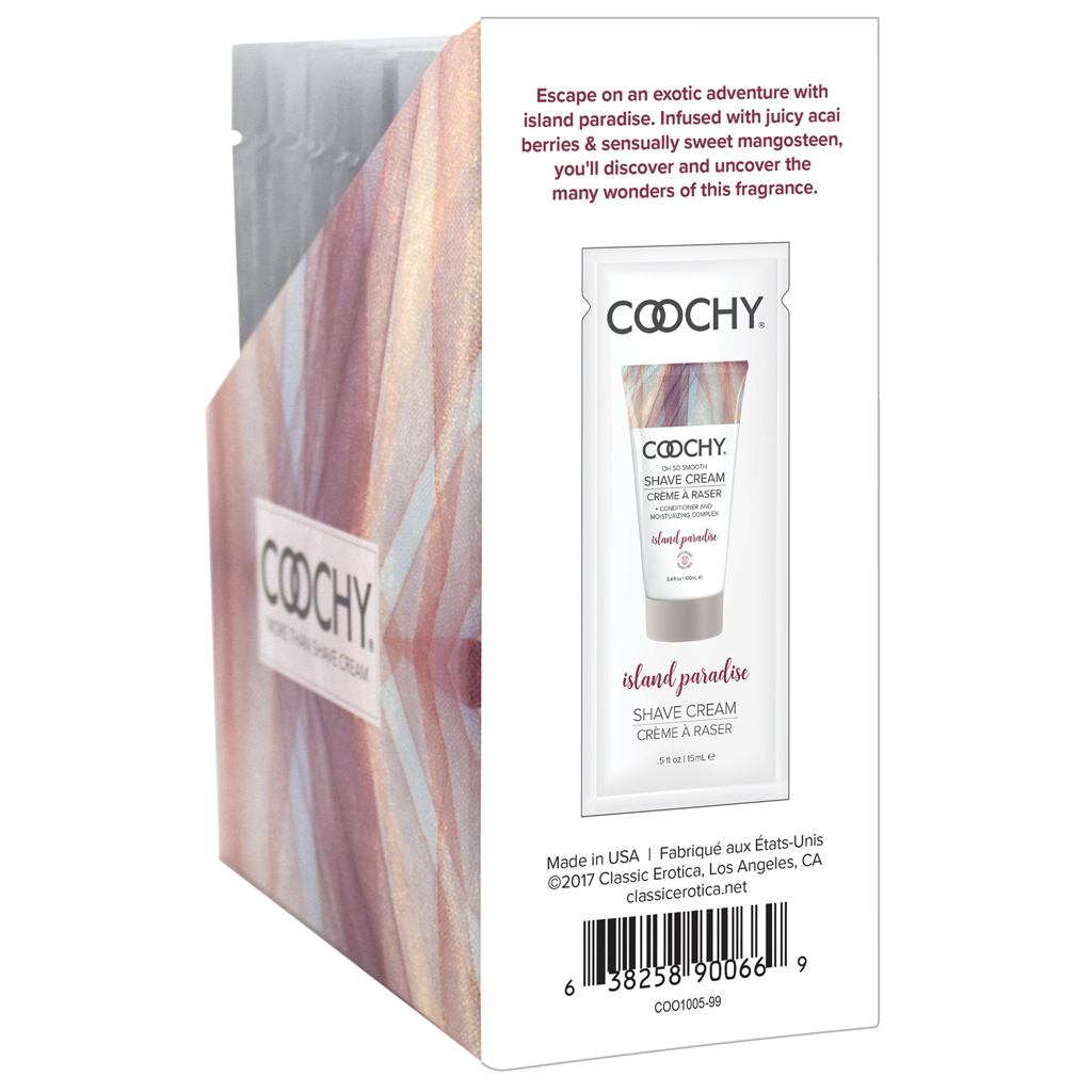 COOCHY - Crème à Raser - Ile Paradisiaque 24x15ml