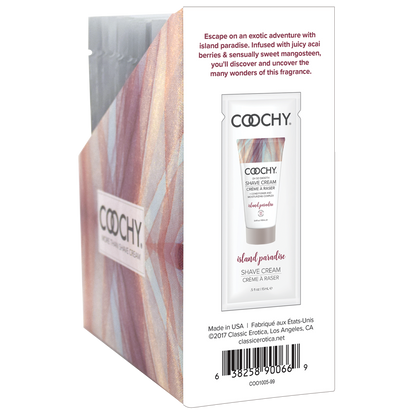 COOCHY - Crème à Raser - Ile Paradisiaque 24x15ml
