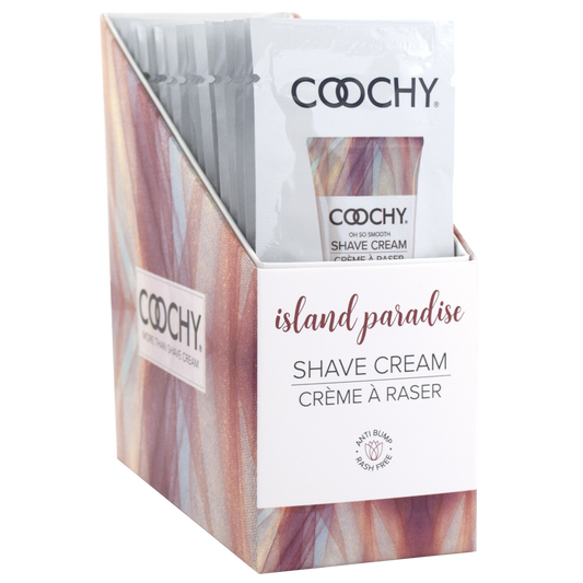 COOCHY - Crème à Raser - Ile Paradisiaque 24x15ml