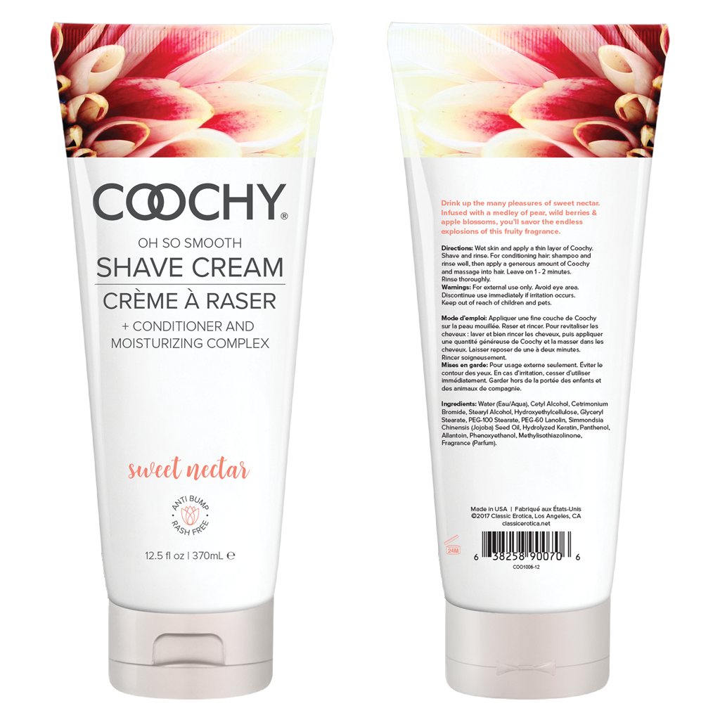 COOCHY - Crème à Raser - Nectar Sucré 370ml