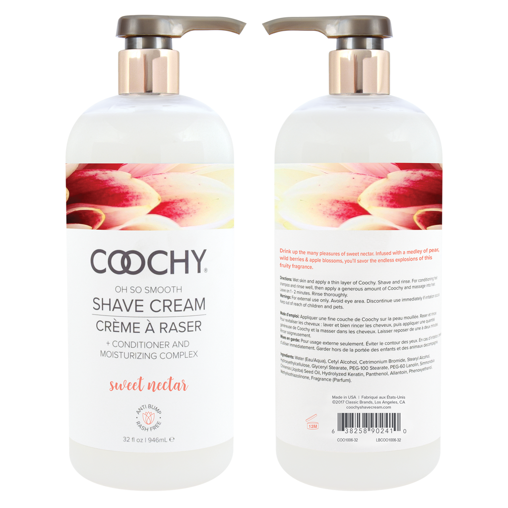 COOCHY - Crème à Raser - Nectar Sucré 946ml