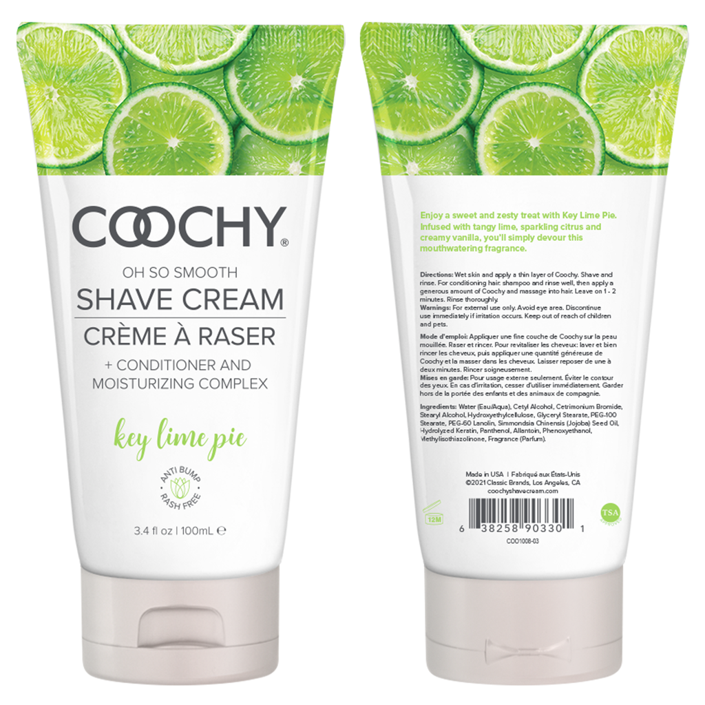 COOCHY - Crème à Raser - Tarte au Citron Vert 100ml