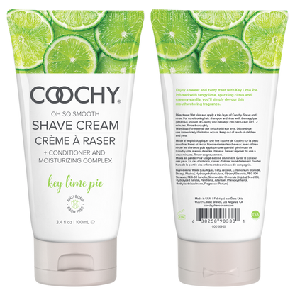 COOCHY - Crème à Raser - Tarte au Citron Vert 100ml