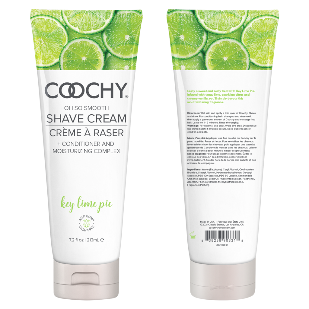 COOCHY - Crème à Raser - Tarte au Citron Vert 213ml