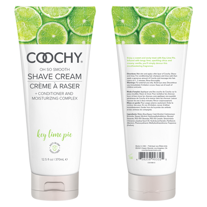 COOCHY - Crème à Raser - Tarte au Citron Vert 370ml