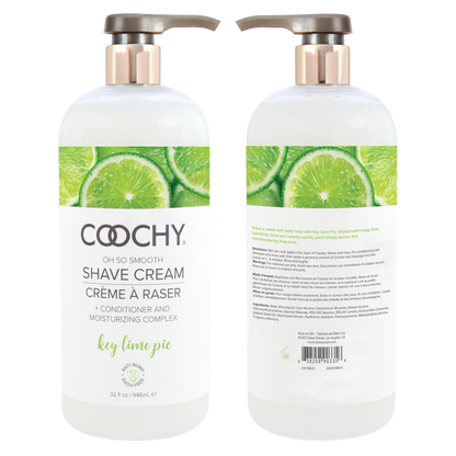 COOCHY - Crème à Raser - Tarte au Citron Vert 946ml
