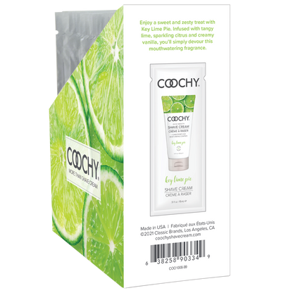 COOCHY - Crème à Raser - Tarte au Citron Vert 24x15ml