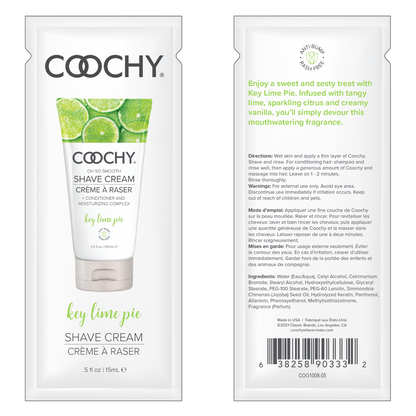 COOCHY - Crème à Raser - Tarte au Citron Vert 24x15ml