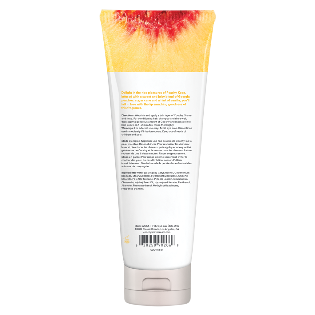 COOCHY - Crème à Raser - Pêche 213ml