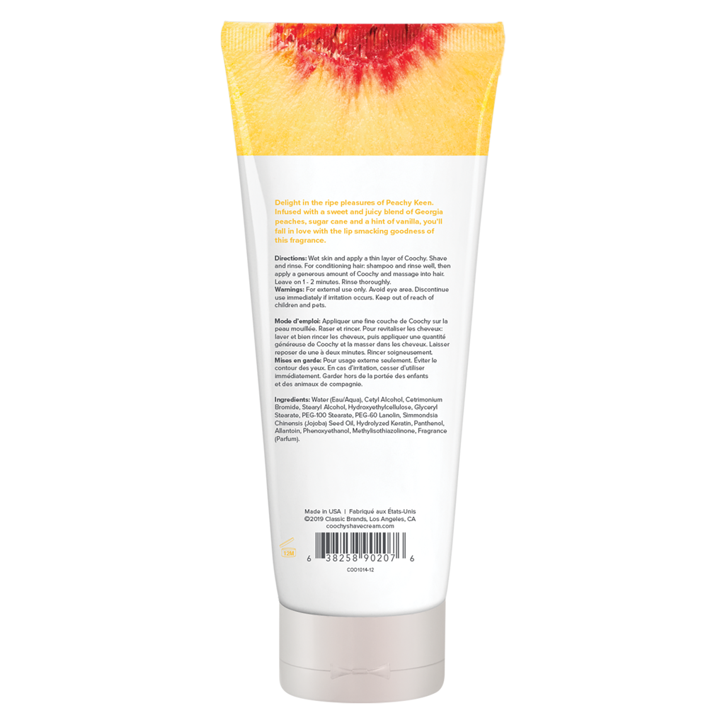 COOCHY - Crème à Raser - Pêche 370ml