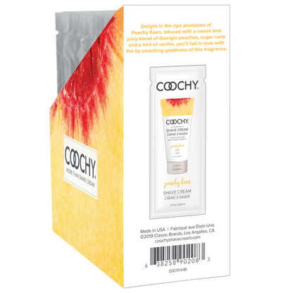COOCHY - Crème à Raser - Pêche 24x15ml