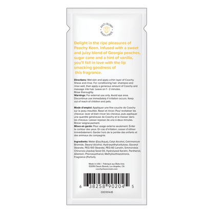 COOCHY - Crème à Raser - Pêche 24x15ml