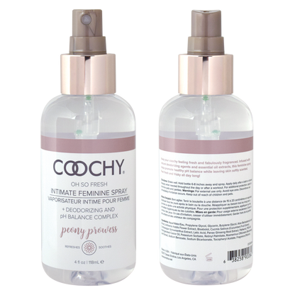 COOCHY - Vaporisateur Intime Pour Femme - Prouesse de pivoine 118ml