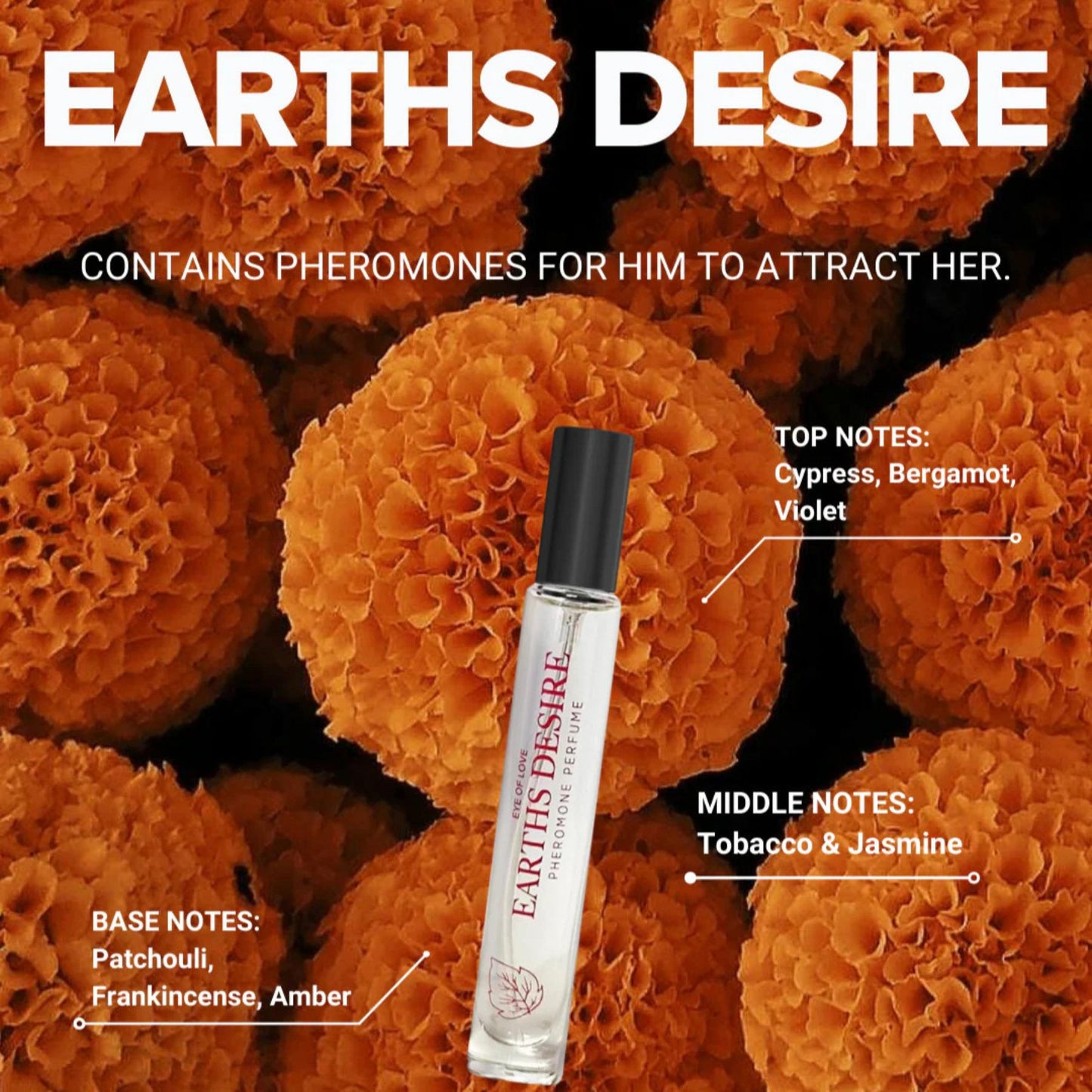 Bloom - Parfum Phéromone Attract Her - Earths Desire 10ml/0.34oz