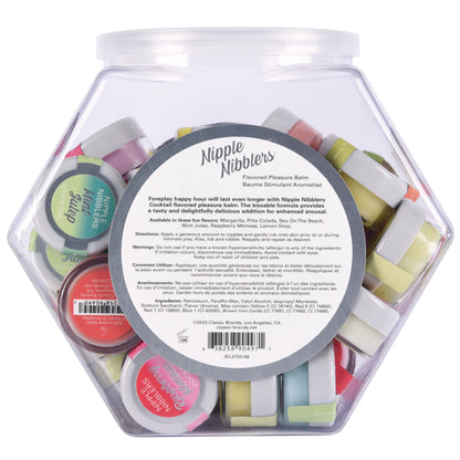 Jelique - Nipple Nibblers - 36 Pots Assortis 3g - Cocktail Burst