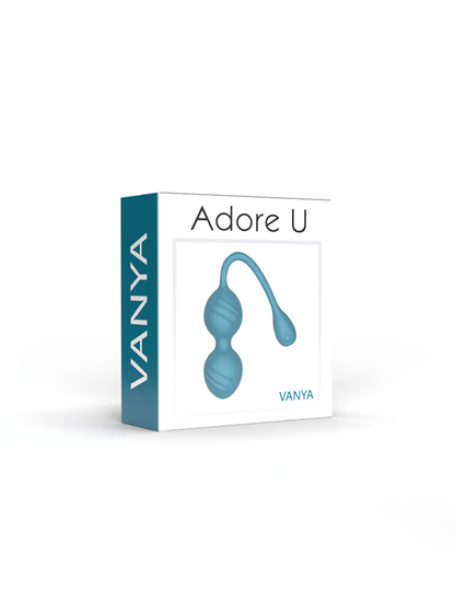Adore U - Boules Kegel Vibrantes Vanya - Turquoise