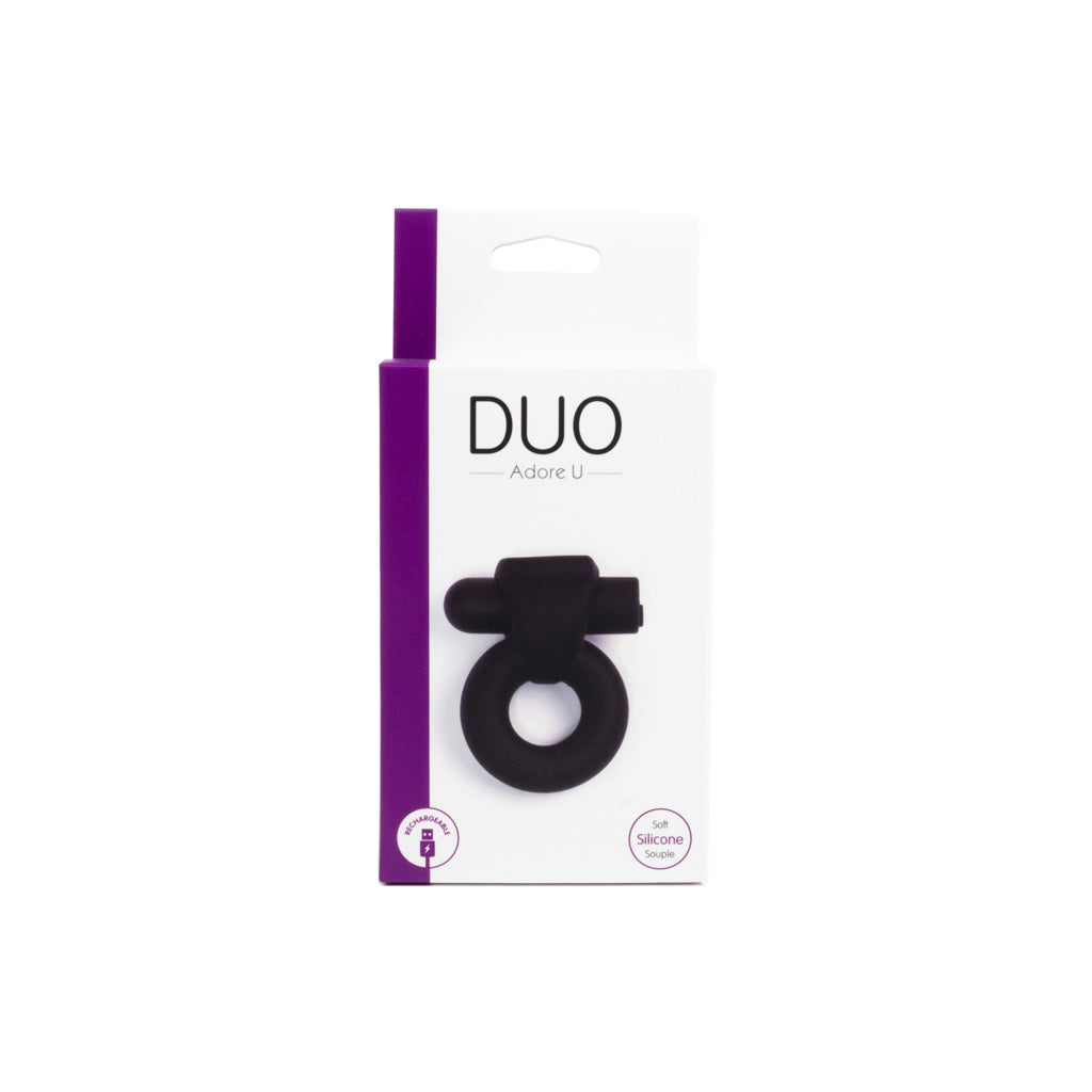 Adore U - DUO - Anneau Vibrant Soyeux