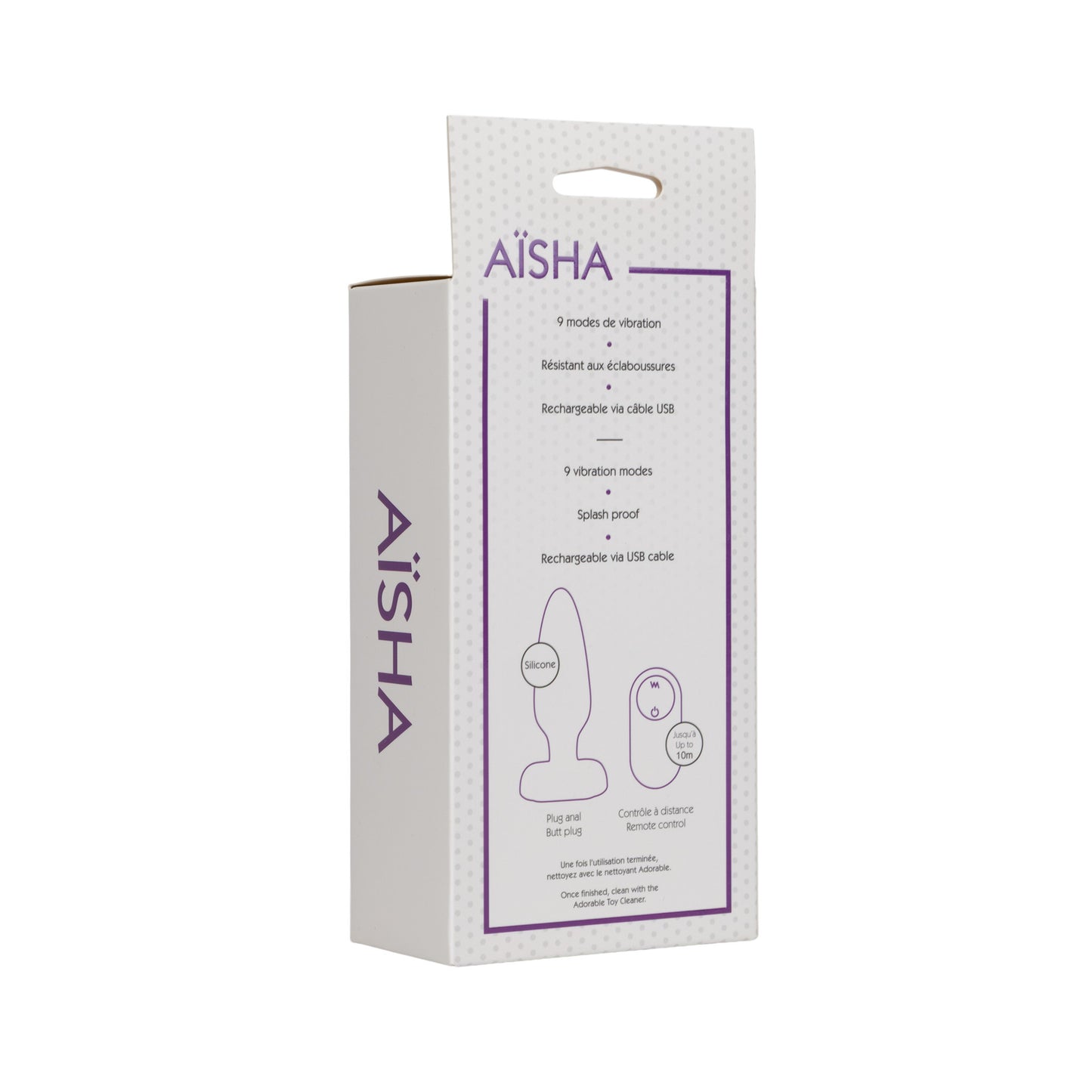 Adore U - Aisha Plug Anal Vibrant Avec Télécommande