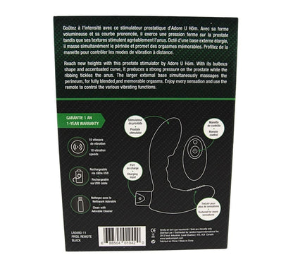 Adore U Höm - Stimulateur De Prostate Avec Télécommande