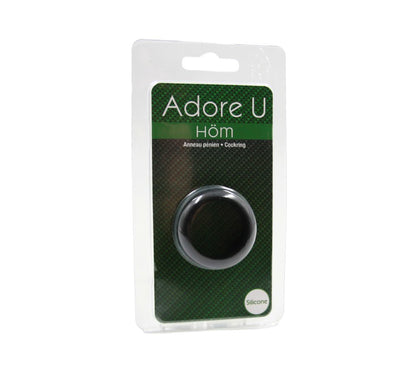 Adore U Höm - Anneau Pénien Silicone 3cm - Noir