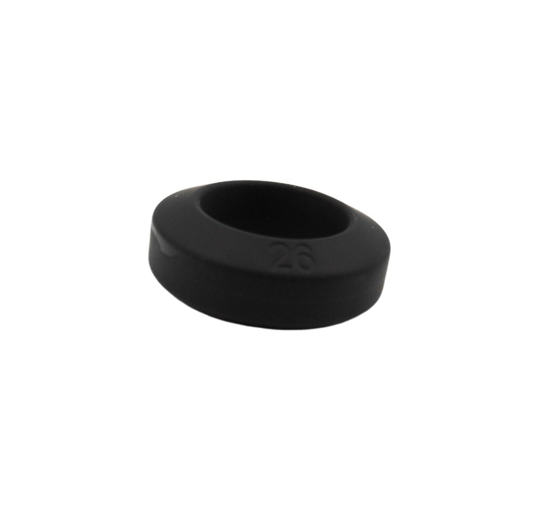 Adore U Höm - Anneau pénien Soft Silicone 2.6cm - Noir