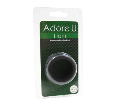 Adore U Höm - Anneau pénien Soft Silicone 2.9cm - Noir