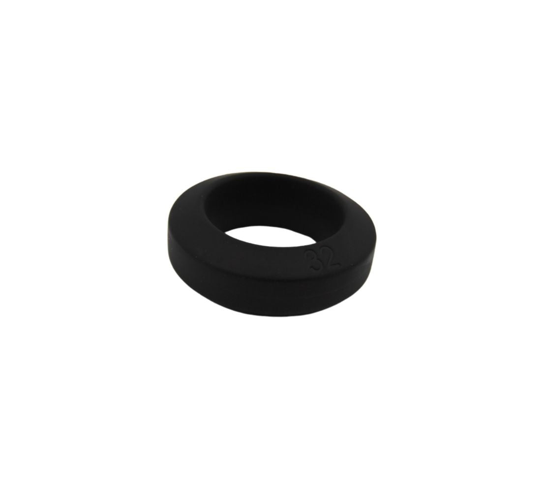 Adore U Höm - Anneau pénien Soft Silicone 3.2cm - Noir