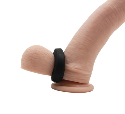Adore U Höm - Anneau pénien Soft Silicone 3.2cm - Noir