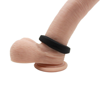 Adore U Höm - Anneau pénien Soft Silicone 3.5cm - Noir