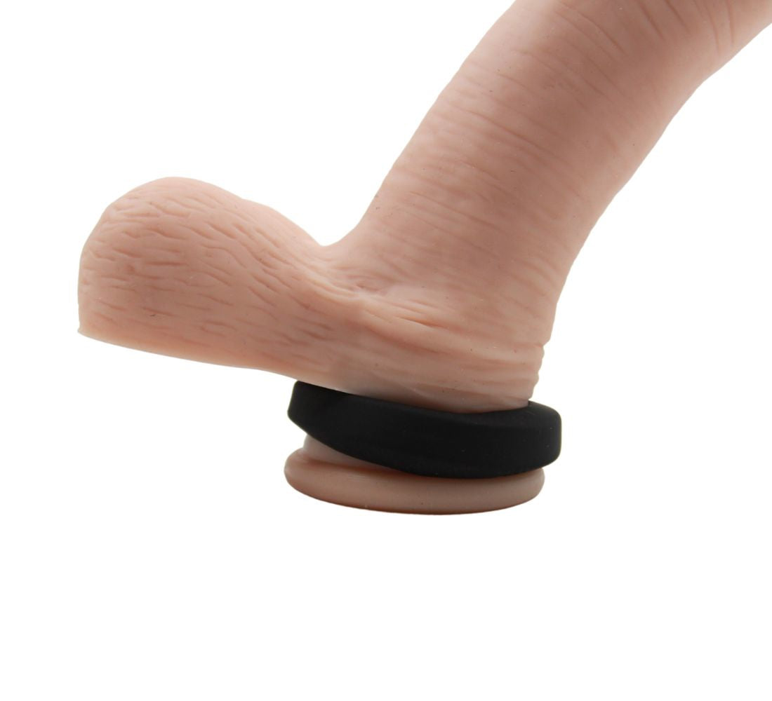 Adore U Höm - Anneau pénien Soft Silicone 3.5cm - Noir