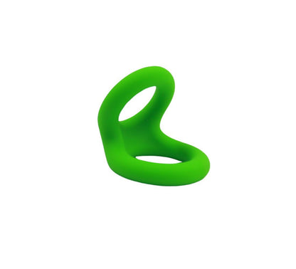 Adore U Höm - Anneau pénien Silicone Double P  - Vert