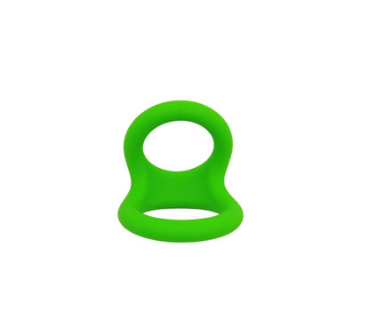 Adore U Höm - Anneau pénien Silicone Double M  - Vert