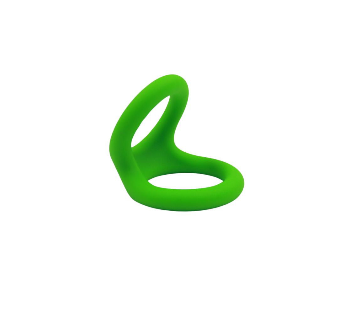 Adore U Höm - Anneau pénien Silicone Double L  - Vert