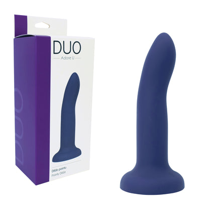 Adore U - DUO - Dildo Pointu - Bleu