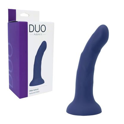 Adore U - DUO - Dildo Texture - Bleu