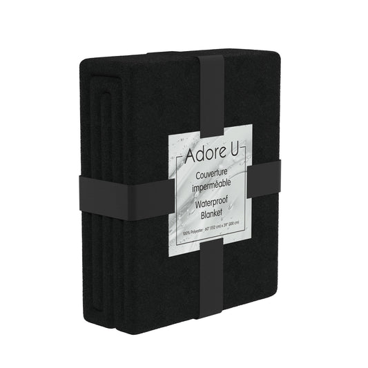 Adore U - Couverture Imperméable - Noir