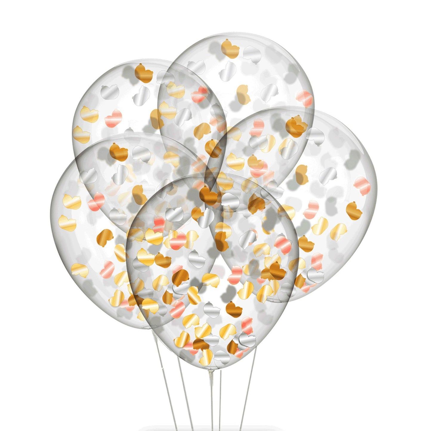 LG - Boobie Party Ballons De Confettis (5pk)