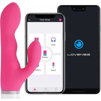 Lovense - Nora Bluetooth Rabbit Vibrator - Rose