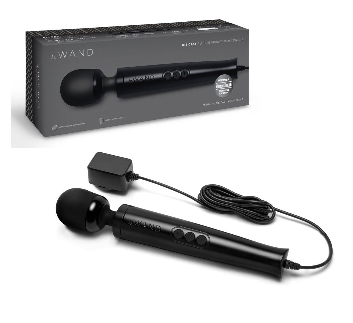 Le Wand - Die Cast Plug-In - Noir