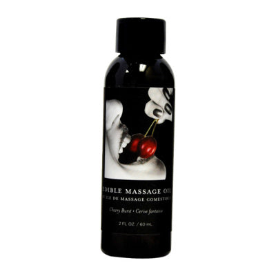 Earthly Body - Huile De Massage Comestible - Cerise Fantaisie 2oz