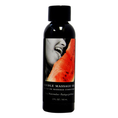 Earthly Body - Huile De Massage Comestible - Pastèque Pétillante 2oz