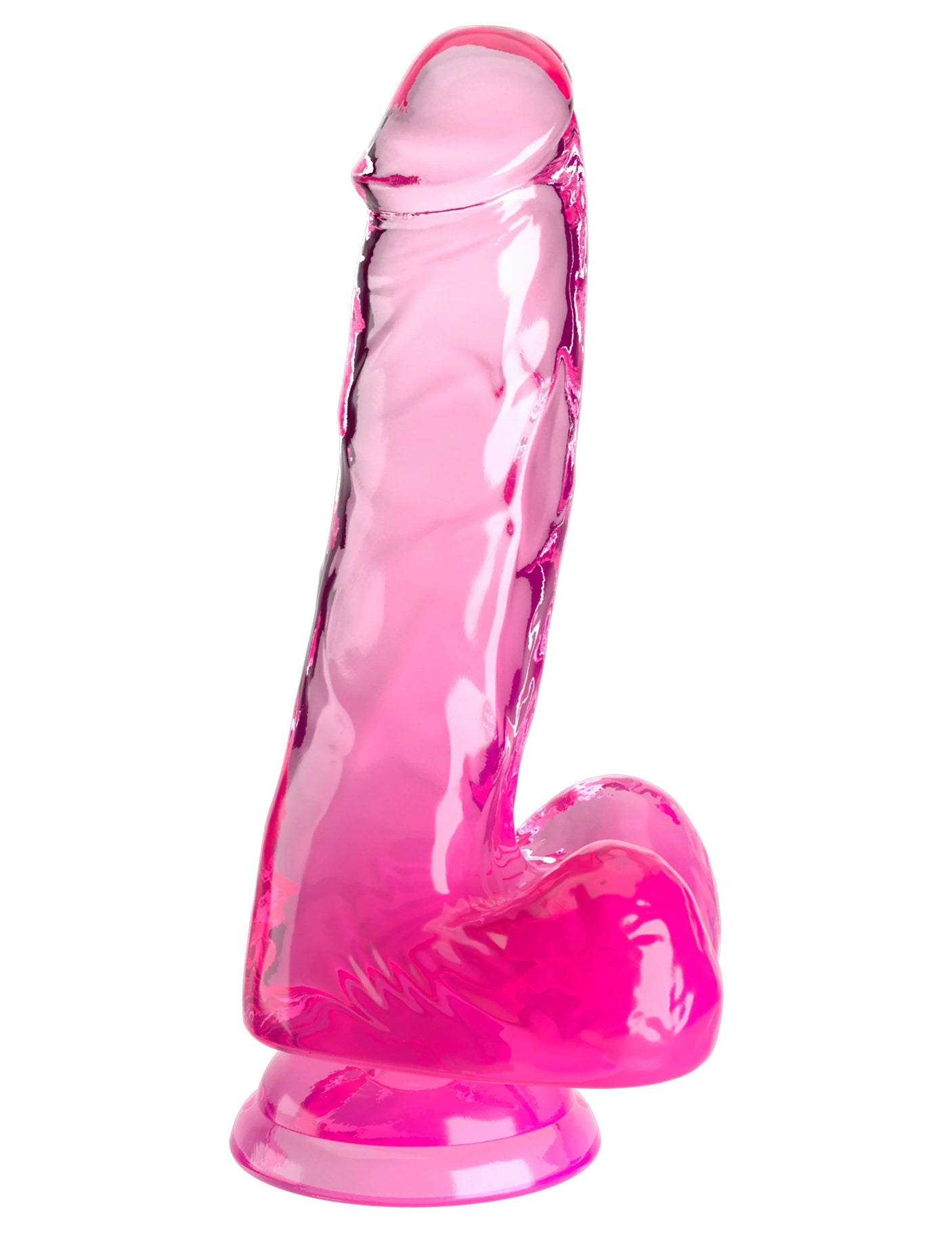 King Cock - 6 po. Cock with Balls - Rose