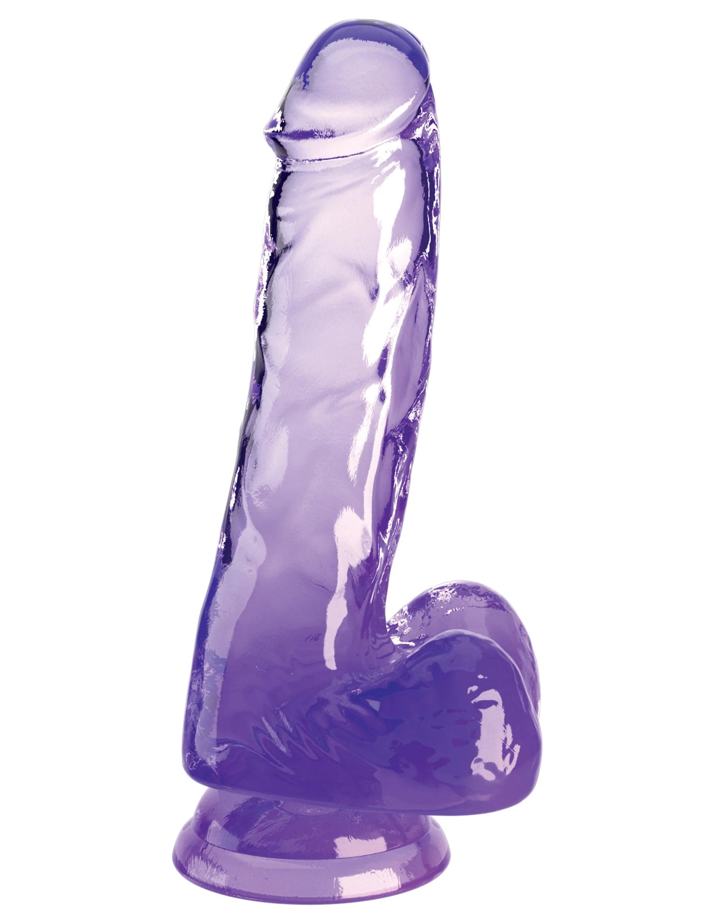 King Cock - 6 po. Cock with Balls - Mauve