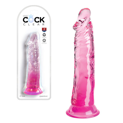 King Cock - Dildo 8 po - Rose