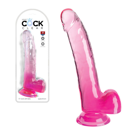 King Cock - Dildo 9 po - Rose