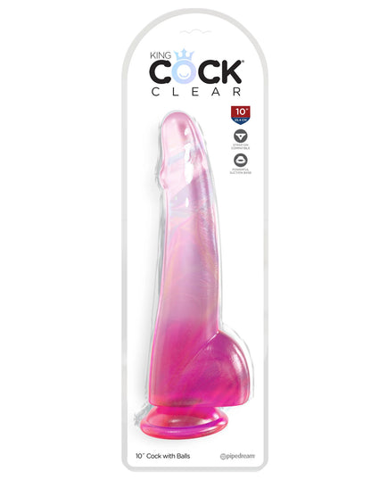 King Cock - Dildo 10 po - Rose